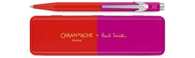 Caran d'Ache 849 PAUL SMITH Warm Red & Melrose Pink Balpen - Limited Edition