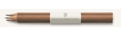 Graf von Faber-Castell Pencils NO.III bruin 3x