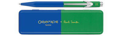 Caran d'Ache 849 PAUL SMITH Cobalt Blue & Emerald Green Balpen - Limited Edition