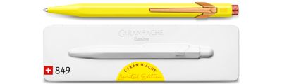 Caran d'Ache 849 CLAIM YOUR STYLE Canary Yellow Balpen 