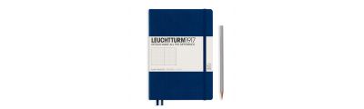 LEUCHTTURM1917 Notebook (A5) Medium Hardcover Dotted Navy Blue