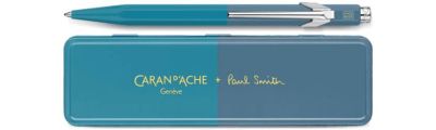 Caran d'Ache 849 PAUL SMITH Cyan Blue & Steel Blue Balpen - Limited Edition