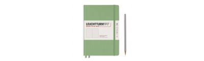 LEUCHTTURM1917 Notebook (A5) Medium Hardcover Dotted Sage Green